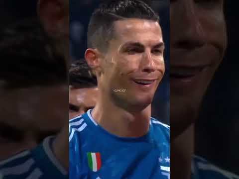Ronaldo laughs vs lyon