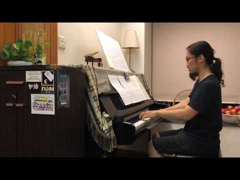 G. Cassadó: Sérénade for Cello or Violin [Moderate Tempo] Piano Part