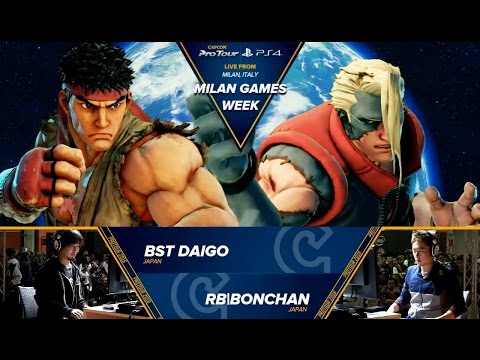 Daigo (Ryu) vs Bonchan (Nash) - EU Regional Finals 2016