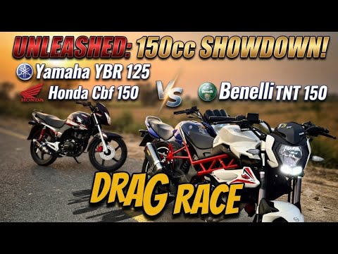 Thumbnail for Honda cbf 150 vs benelli 150 vs yamaha ybr 125