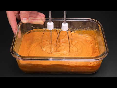 Whip up the caramel! You will be surprised by the result! no flour