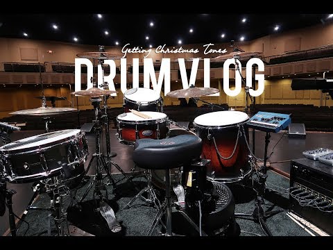 Drum Vlog // 😱😱 Electric Drums!? Dialing in tones for a Christmas Concert with John Mahoney