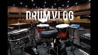 Drum Vlog // 😱😱 Electric Drums!? Dialing in tones for a Christmas Concert with John Mahoney
