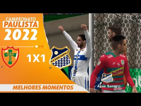 PORTUGUESA 1 X 1 ÁGUA SANTA