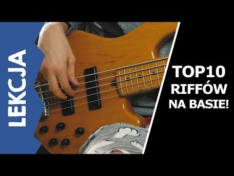 TOP 10 prostych i legendarnych riffów na gitarze basowej!