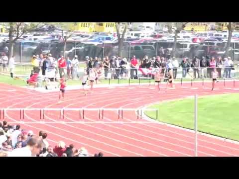 CO State Girls 5A 300m Hurdles Prelim Heat 1