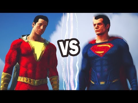 SHAZAM VS SUPERMAN - EPIC BATTLE