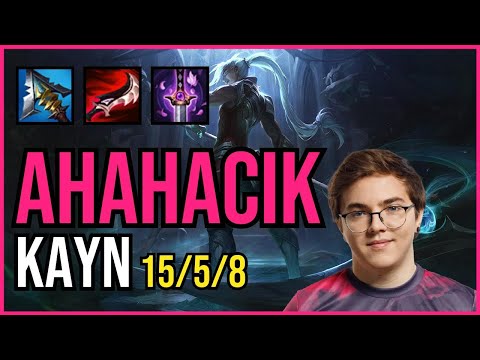 AHAHACIK - KAYN vs NIDALEE Jungle - EUW Challenger - Patch 11.3