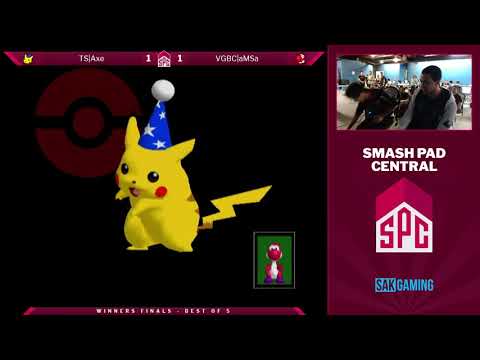 SPC 74 Winners Finals - TS|Axe (Pikachu) vs VGBC|aMSa (Yoshi)