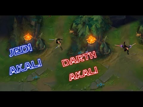 Jedi/Darth Akali (League of Legends custom skin)