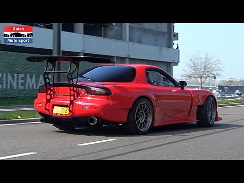 Supercars & Modified Cars Accelerating at Car Meet! - Aventador SVJ, RX7, R8 V10, 700HP TT-RS,...