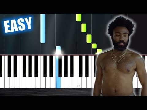 Childish Gambino - This Is America - EASY Piano Tutorial by PlutaX