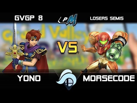 GVGP 8 Project M Winners Semis - Yono (Roy/Meta Knight) vs. Morsecode (Samus)
