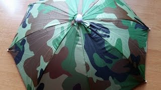 Зонт на голову для рыбалки из китая