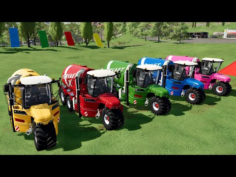 COLOURS OF FUEL TANKERS TRANSPORT TRUCK IN FS 22 !!FARMING SIMULATOR 22 I