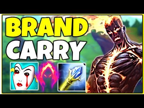 HOW TO SOLO CARRY AS BRAND SUPPORT - League of Legends