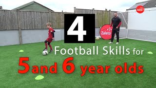 4 Football Skills for 5 and 6 year olds to learn