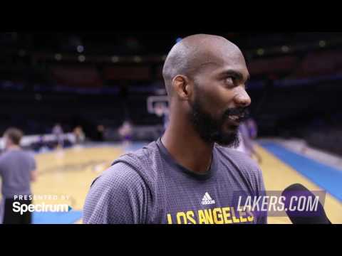 Corey Brewer First Interview as a Laker
