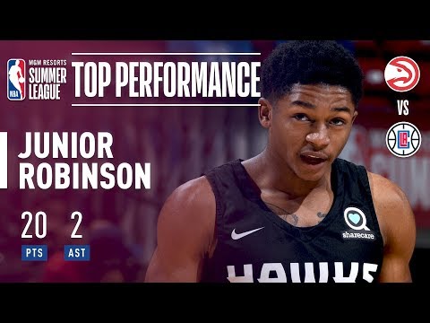 5'5" Junior Robinson Comes Up BIG for the Atlanta Hawks In The 2018 MGM Resorts Summer League