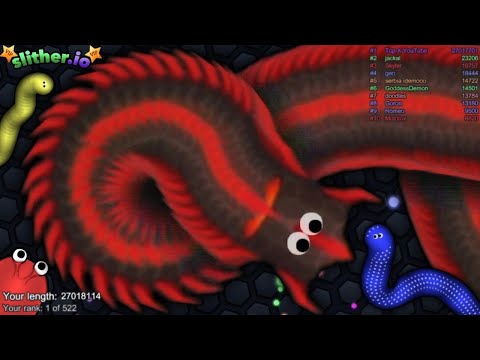 Slither.io A.I. GIANT Snake Vs FAT Snake - Epic Skin Slitherio Best Gameplay - Slitherio Vip - Top X