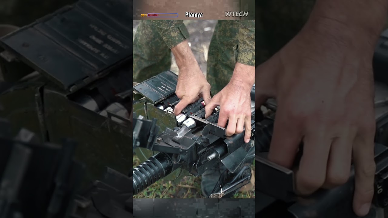 How to load a 30mm blowback operated weapon