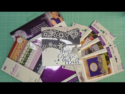 Bust it Out: Crafter's Companion Christmas Edge'ables & Paper Pad! Split Die Cut Card Tutorial!