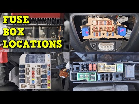 Fuse Box locations - Fuses and Relays - Nissan Note