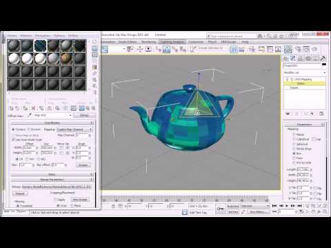 Video Corso Autodesk 3ds Max tutorial 22 - UVW mapping