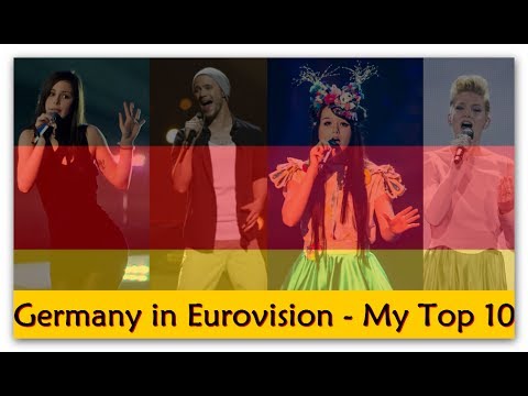 Germany in Eurovision - My Top 10 (2008 2017) with rating