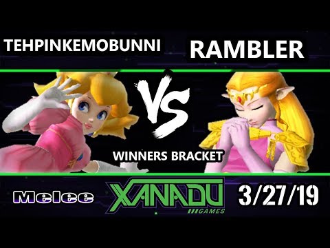 S@X 295 SSBM - TehPinkEmoBunni (Peach) Vs. Rambler (Zelda) - Smash Melee Winners Bracket