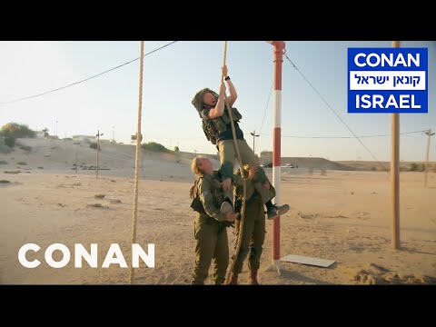 Conan Trains With The Women Of The Israel Defense Forces | CONAN on TBS
