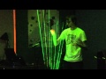 Tetris theme laser harpulla