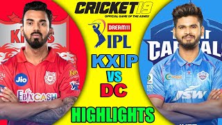 Kings XI Punjab vs Delhi Capitals || KXIP vs DC || IPL 2020 highlights || Cricket 19