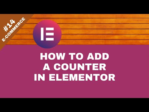 How to Add a Counter Section Using Elementor eCommerce 14