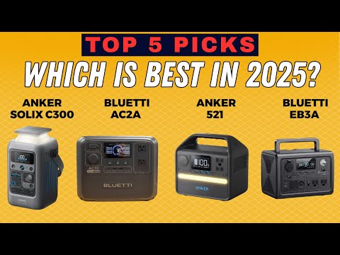 ▶️ Top 5 Best Portable Power Station Under $200⚡| Cheap, Durable & High-Performance!
