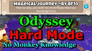 BTD6 Odyssey - Hard Mode || No Monkey Knowledge || Tutorial / Guide  (Magical Journey)