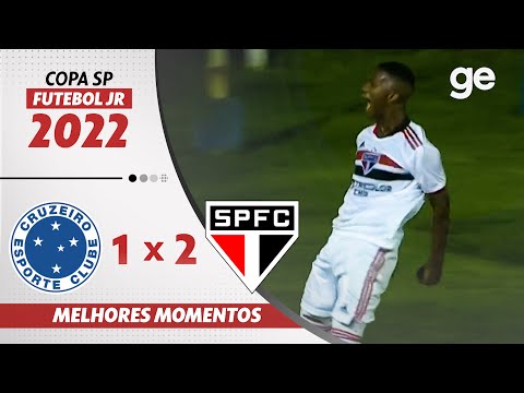 CRUZEIRO 1 X 2 SÃO PAULO | MELHORES MOMENTOS | COPA SÃO PAULO DE FUTEBOL JR. | ge.globo