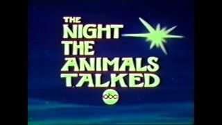 ABC The Night the Animals Talked 1970 promo