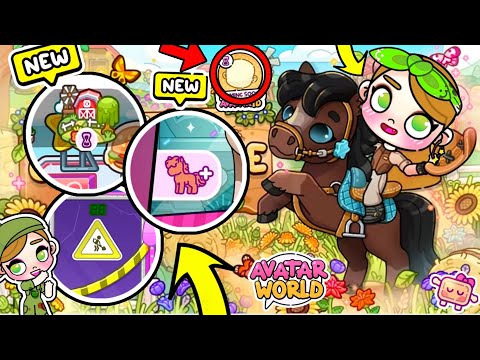 🏞ДЕРЕВНЯ🐮 В AVATAR WORLD/новый мир лошади🐴 трактор🚜 БЕСКОНЕЧНАЯ МЕБЕЛЬ🛋 и ID для аватаров
