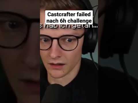 💀CastCrafter failed nach 6h challenge 🥶😱🤣 #bastighg #ghg #minecraft #papaplatte