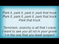 Anvil - Park That Truck Lyrics