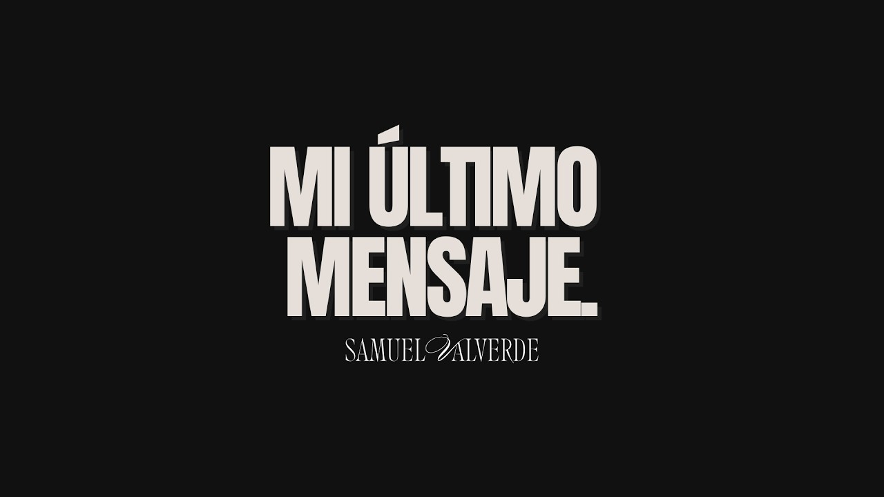 Las Cosas que Pasan – Samuel Valverde