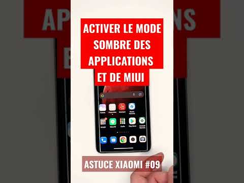 XIAOMI : ACTIVER LE MODE SOMBRE DES APPLICATIONS ET DE MIUI #shorts
