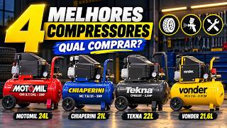 4 Compressores de 20L que MAIS Valem a Pena em 2026 | Pneus, Pintura e Oficina