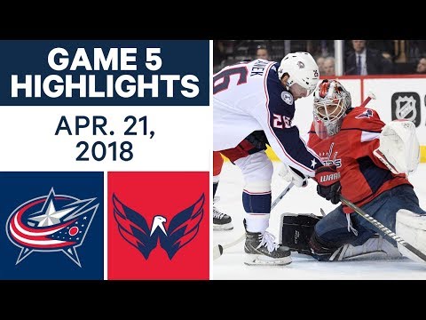 NHL Highlights | Blue Jackets vs. Capitals, Game 5 - Apr. 21, 2018