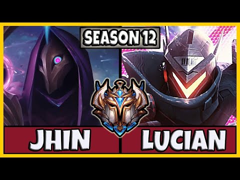 Jhin vs Lucian ADC / KR Challenger / Patch 12.2 / Season 12 [ 17 / 7 / 5 ]  🔥