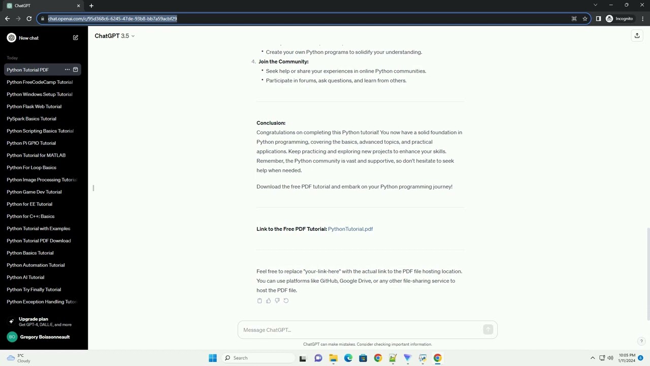 python tutorial free pdf