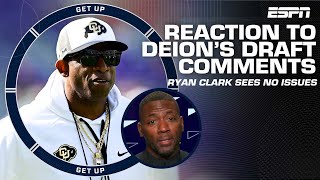 Ryan Clark has zero issues with Deion Sanders controlling Shedeur & Travis Hunter’s draft | Get Up