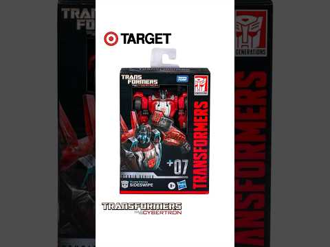 Transformers Studio Series Gamer Edition War for Cybertron Deluxe class Sideswipe appreciation video