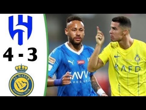 Al Nassr vs Al Hilal 4-3 Highlights - Neymar vs Ronaldo Last Match 2025 🔥